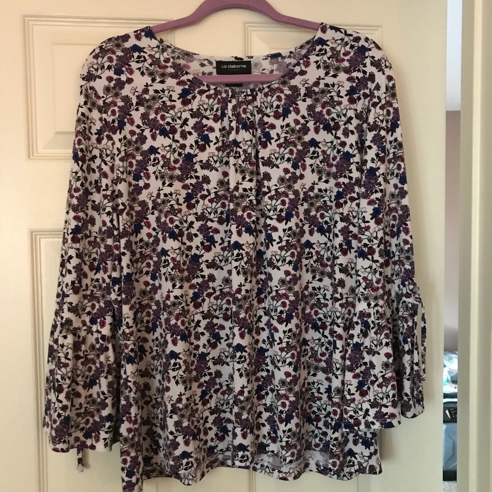 Liz Claiborne floral tunic
